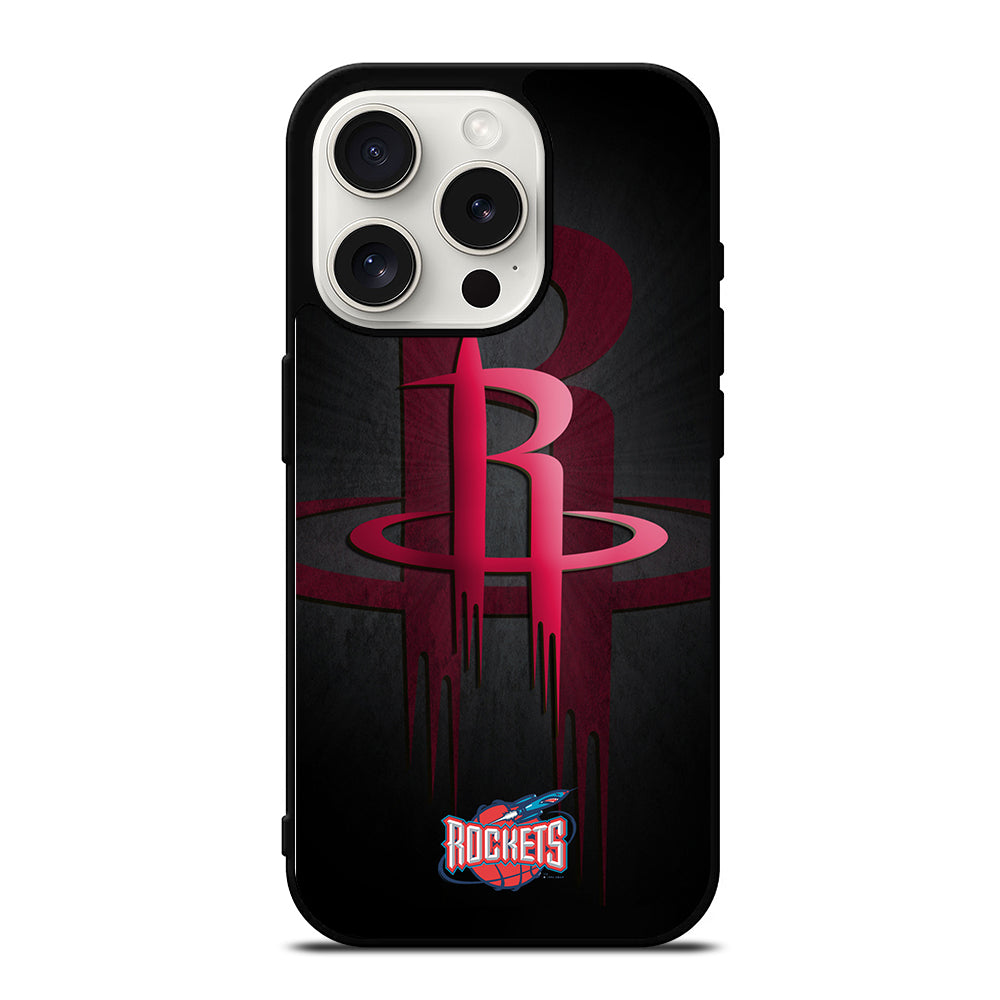 HOUSTON ROCKETS NBA LOGO 3 iPhone 15 Pro Case Cover