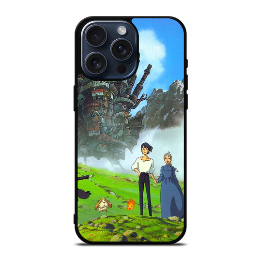 HOWL'S MOVING CASTLE ANIME iPhone 15 Pro Max Case Cover