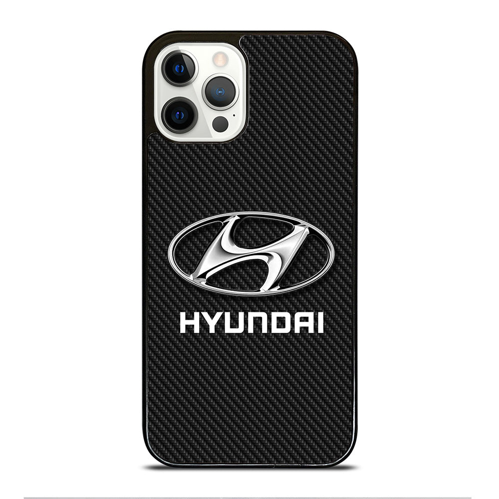HYUNDAI LOGO CARBON iPhone 12 Pro Case Cover