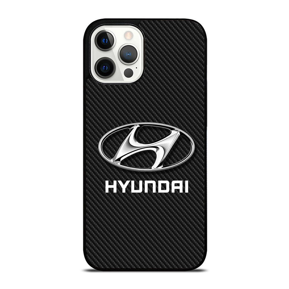 HYUNDAI LOGO CARBON iPhone 12 Pro Max Case Cover