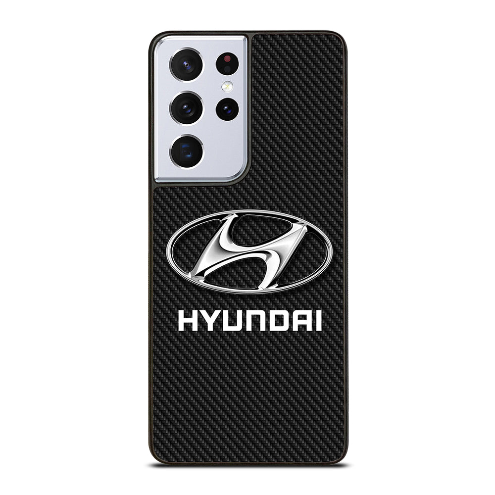 HYUNDAI LOGO CARBON Samsung Galaxy S21 Ultra Case Cover