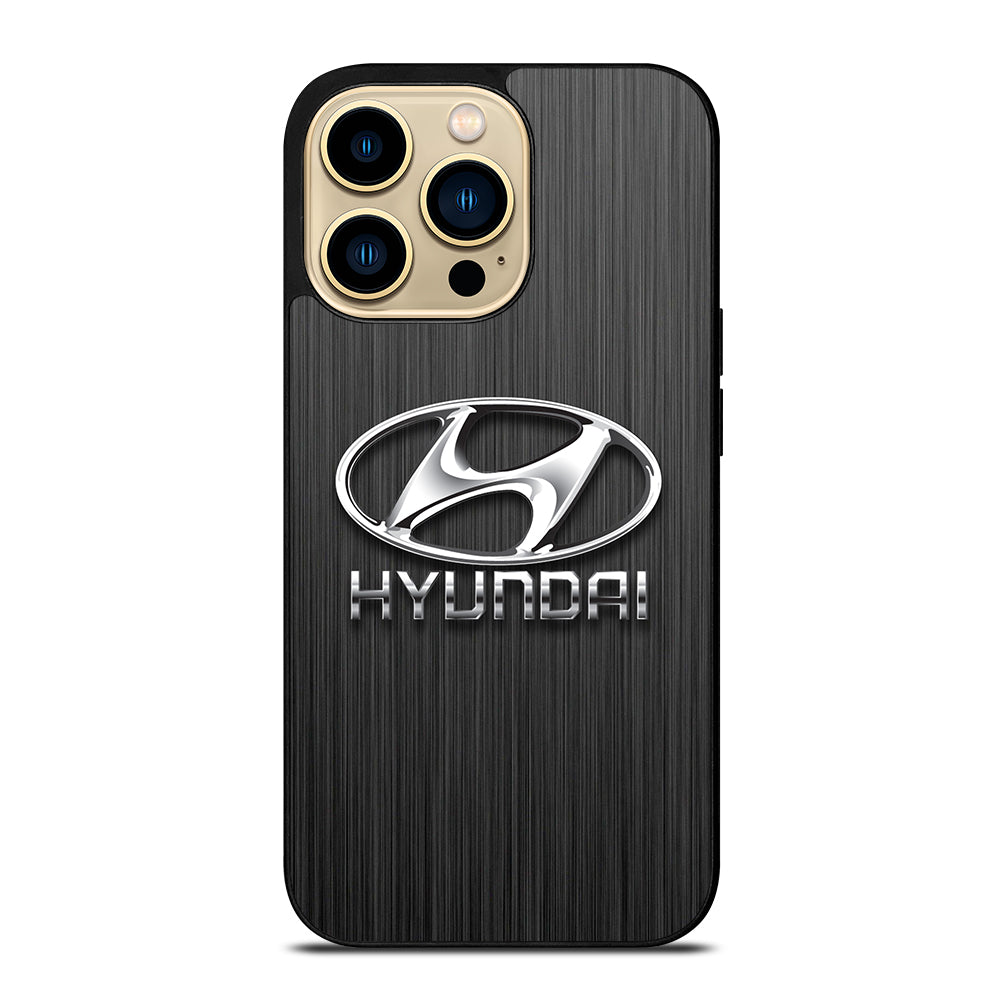 HYUNDAI LOGO METAL iPhone 14 Pro Max Case Cover