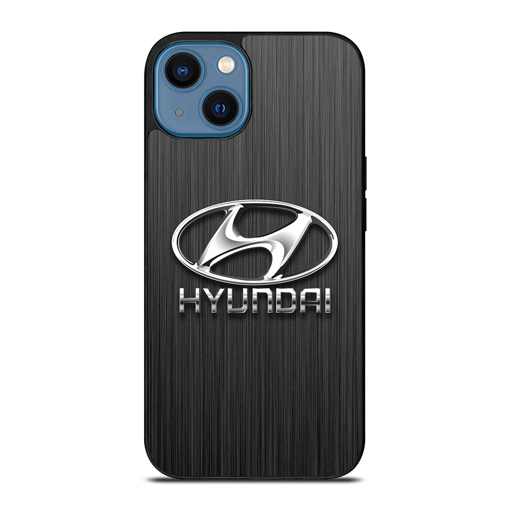 HYUNDAI LOGO METAL iPhone 14 Case Cover