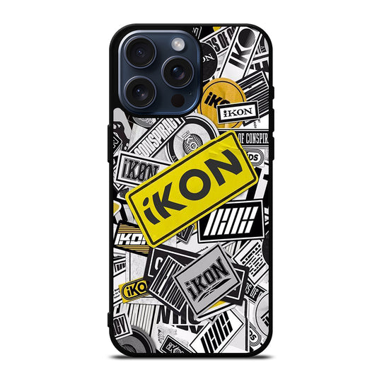 IKON KPOP LOGO iPhone 15 Pro Max Case Cover