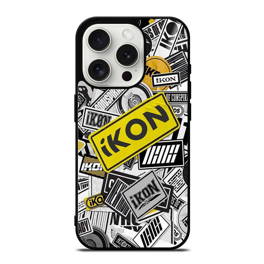 IKON KPOP LOGO iPhone 15 Pro Case Cover