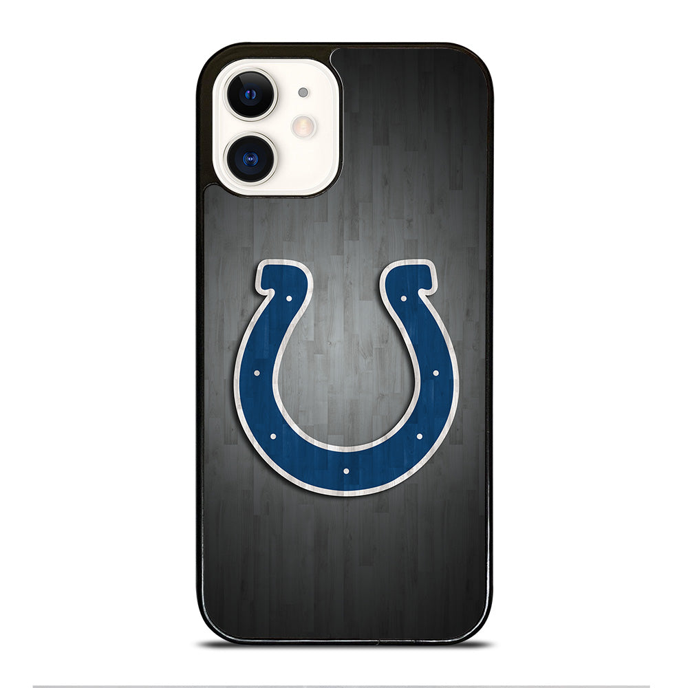 INDIANAPOLIS COLTS WOODEN LOGO iPhone 12 Case Cover