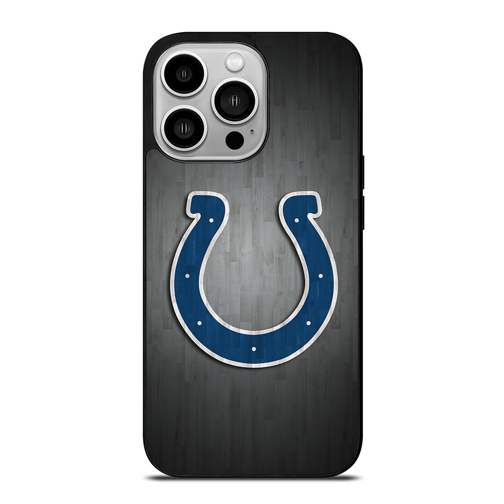 INDIANAPOLIS COLTS WOODEN LOGO iPhone 14 Pro Case Cover