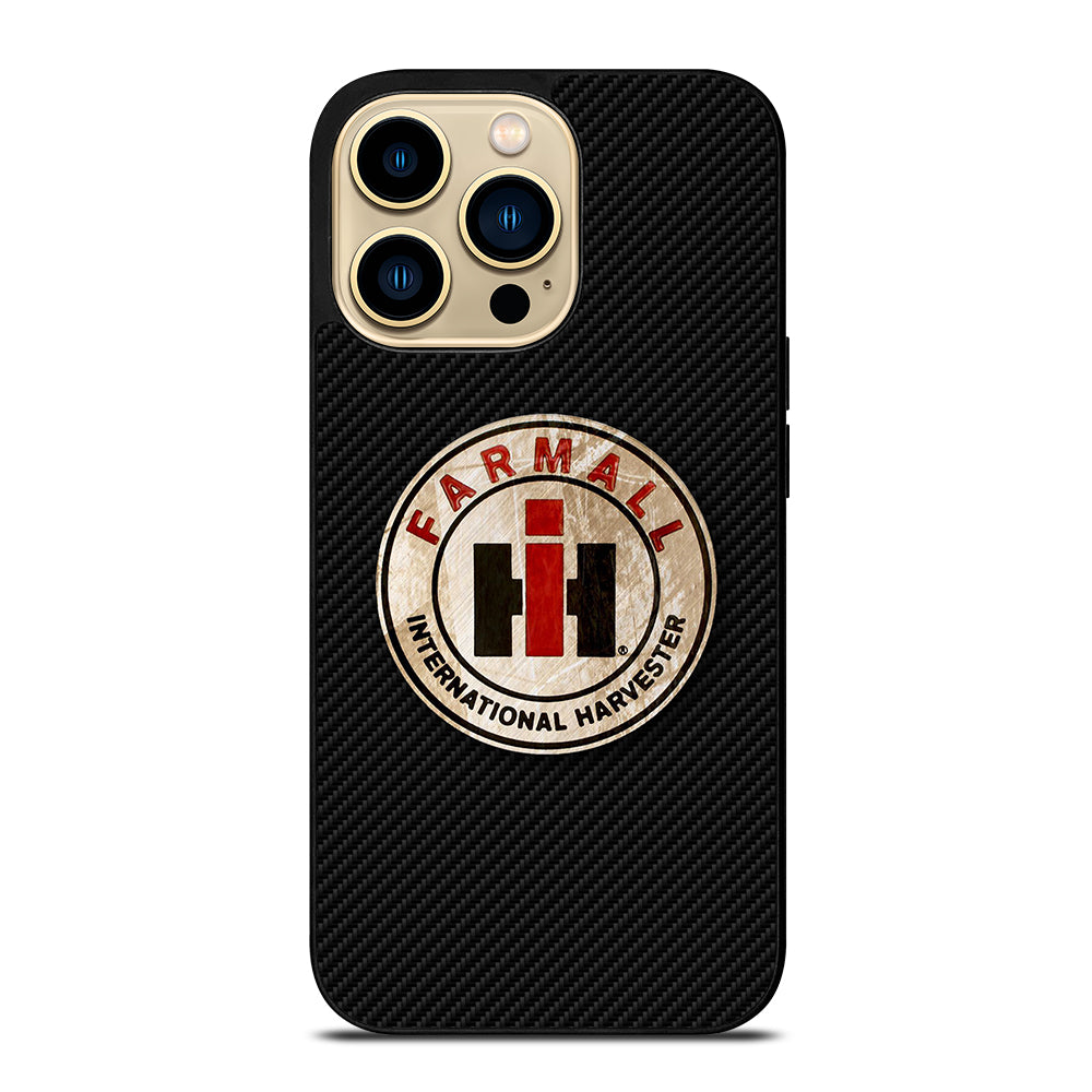 INTERNATIONAL HARVESTER LOGO CARBON iPhone 14 Pro Max Case Cover