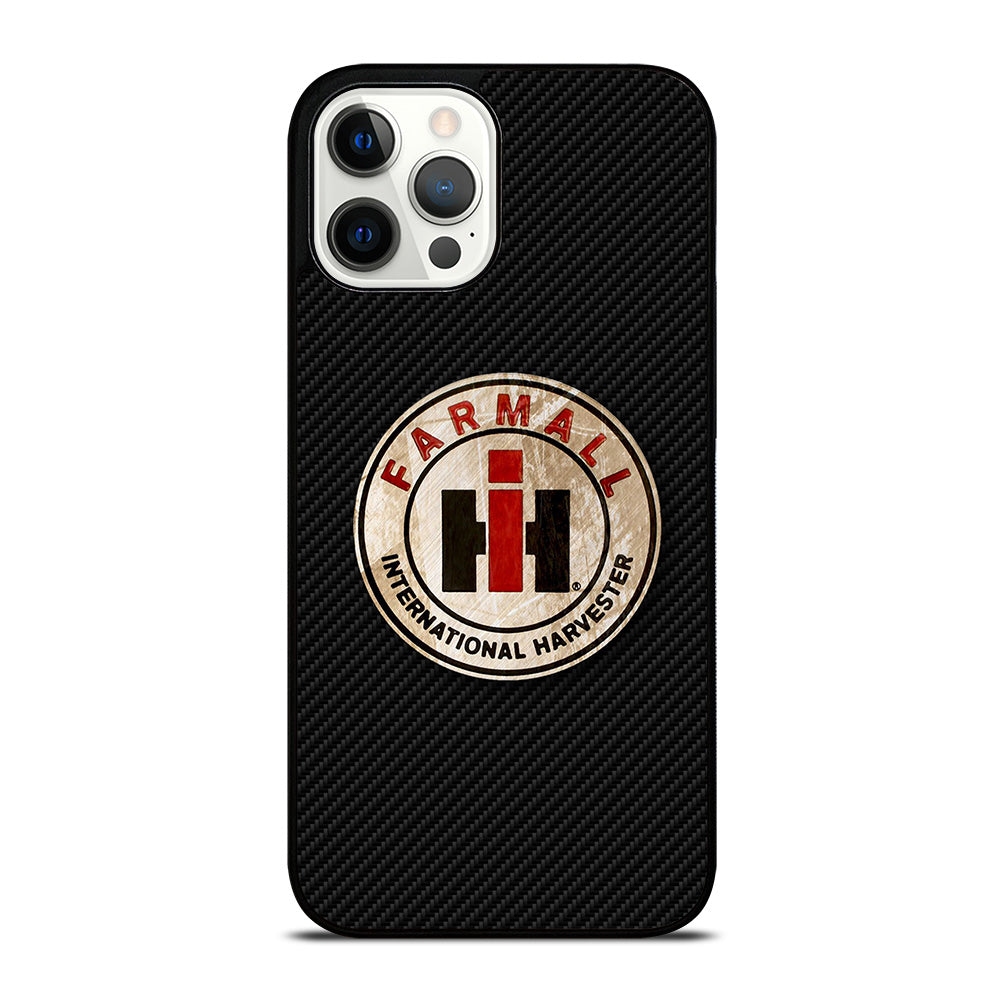 INTERNATIONAL HARVESTER LOGO CARBON iPhone 12 Pro Max Case Cover