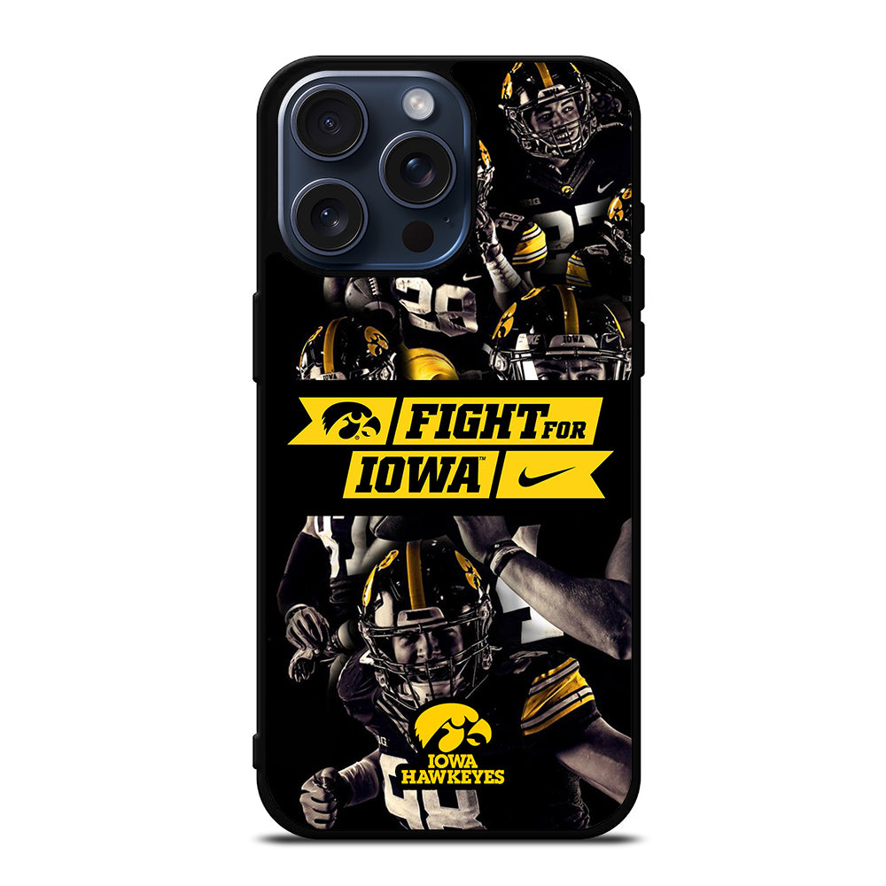 IOWA HAWKEYES FIGHT FOR IOWA 2 iPhone 15 Pro Max Case Cover