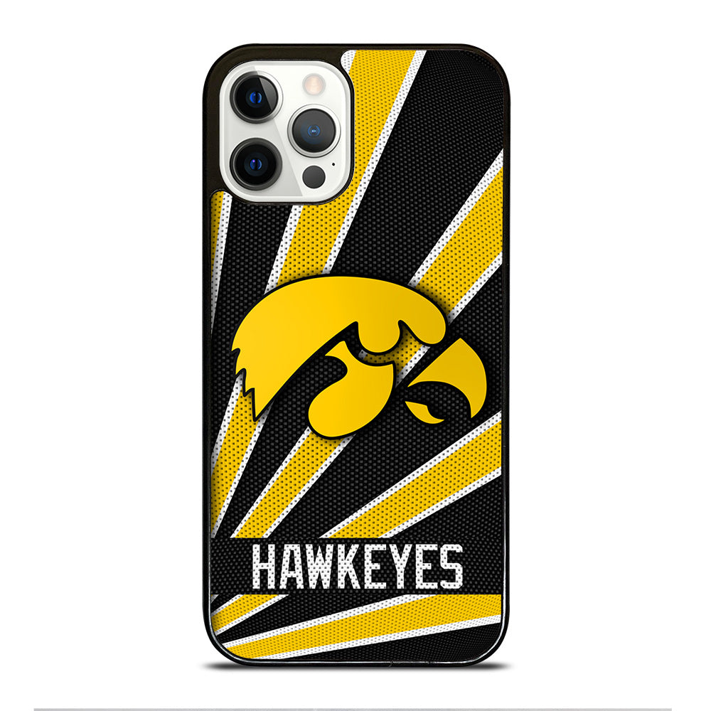 IOWA HAWKEYES FOOTBAL LOGO iPhone 12 Pro Case Cover