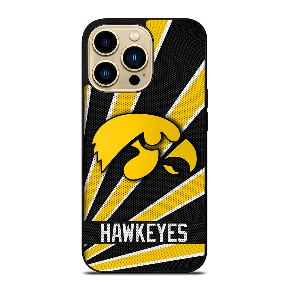IOWA HAWKEYES FOOTBAL LOGO iPhone 14 Pro Max Case Cover