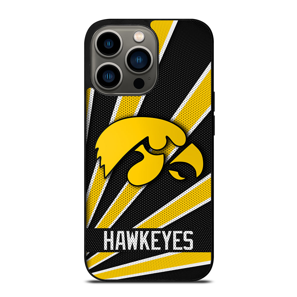 IOWA HAWKEYES FOOTBAL LOGO iPhone 13 Pro Case Cover