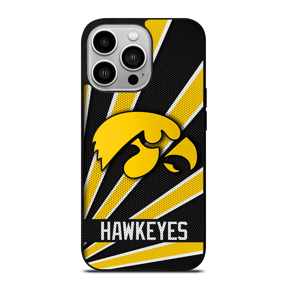 IOWA HAWKEYES FOOTBAL LOGO iPhone 14 Pro Case Cover