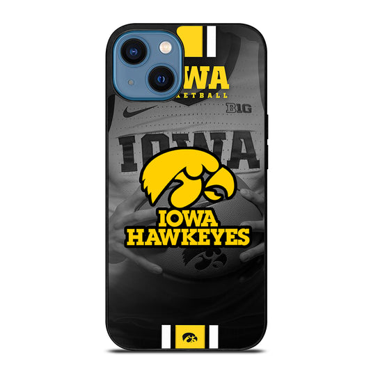 IOWA HAWKEYES LOGO iPhone 14 Case Cover