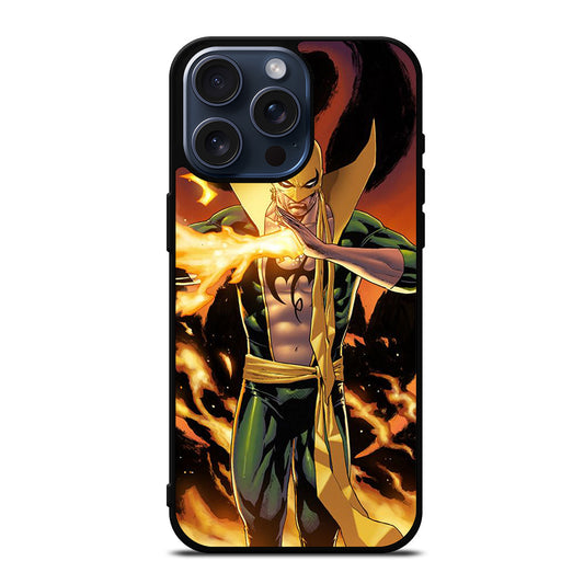 IRON FIST MARVEL SERIES CARTOON 1 iPhone 15 Pro Max Case Cover
