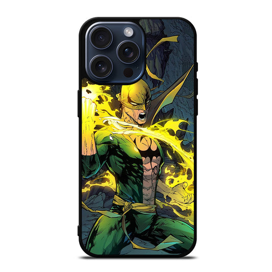 IRON FIST MARVEL SERIES CARTOON 2 iPhone 15 Pro Max Case Cover