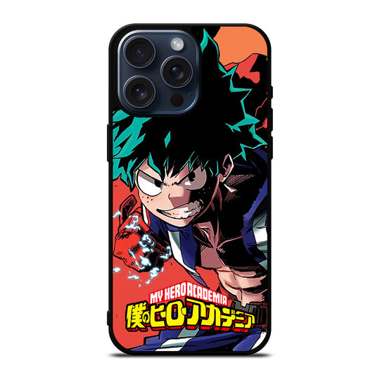IZUKU MIDORIYA MY HERO ACADEMIA MANGA iPhone 15 Pro Max Case Cover
