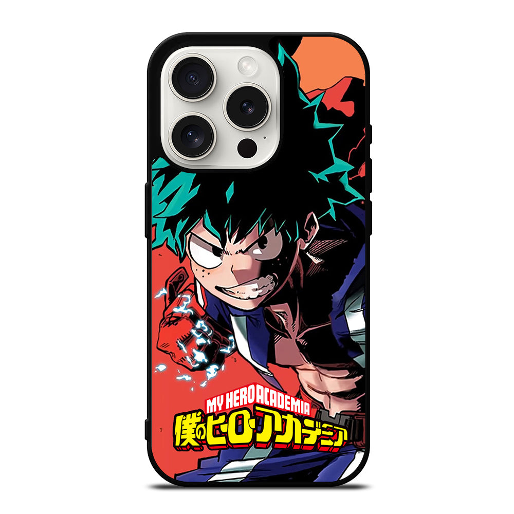 IZUKU MIDORIYA MY HERO ACADEMIA MANGA iPhone 15 Pro Case Cover