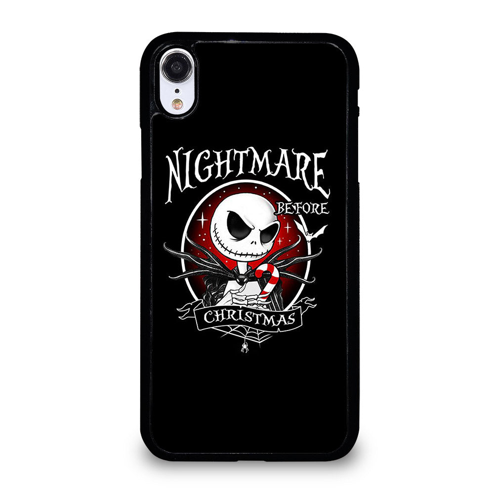 JACK SKELLINGTON NIGHTMARE BEFORE CHRISTMAS BLACK iPhone XR Case Cover