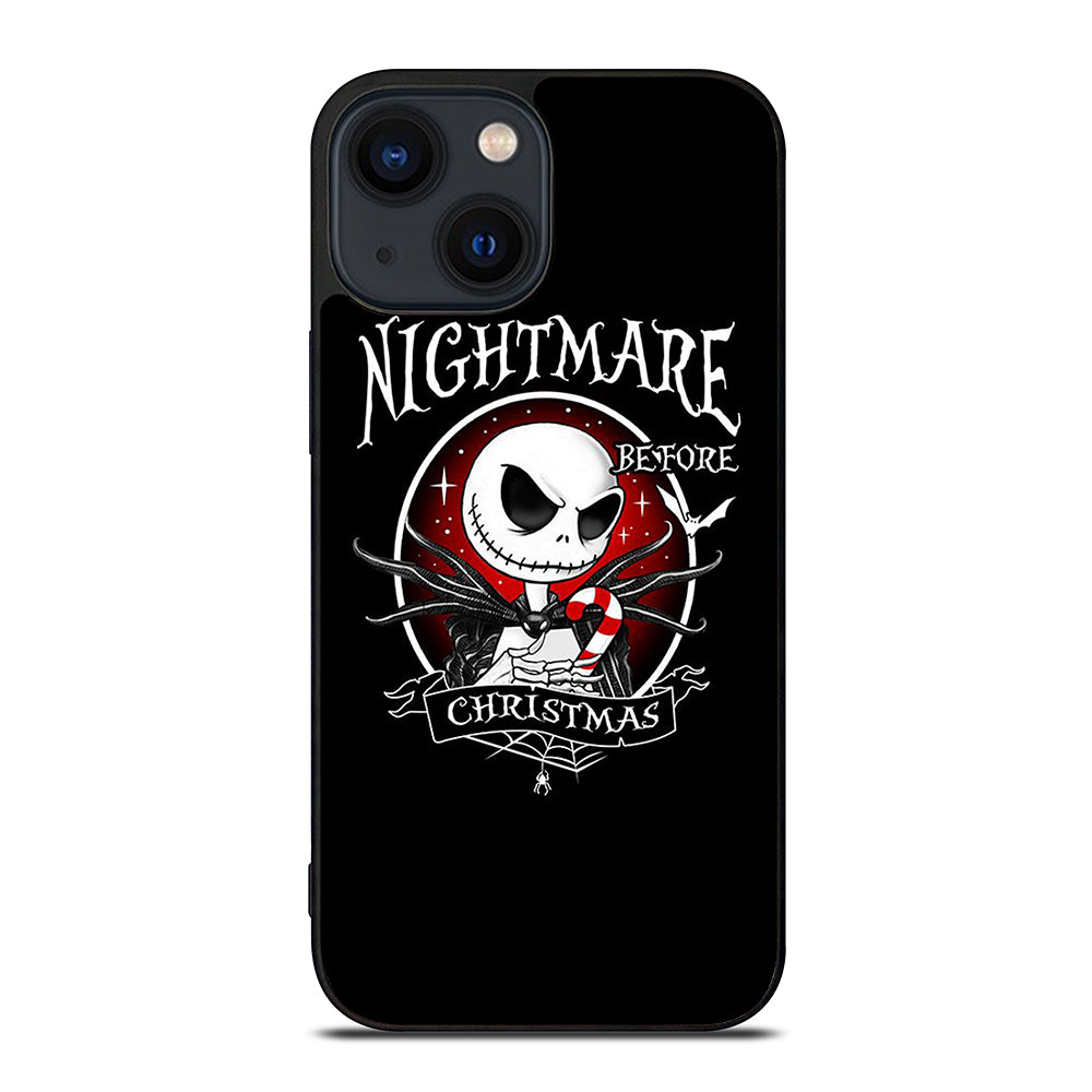 JACK SKELLINGTON NIGHTMARE BEFORE CHRISTMAS BLACK iPhone 14 Plus Case Cover
