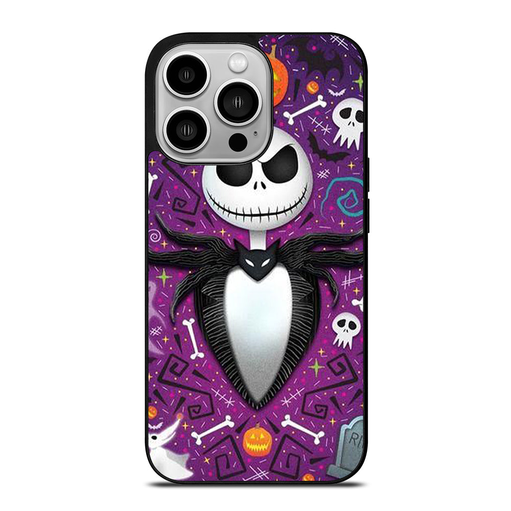 JACK SKELLINGTON NIGHTMARE BEFORE CHRISTMAS CARTOON iPhone 14 Pro Case Cover