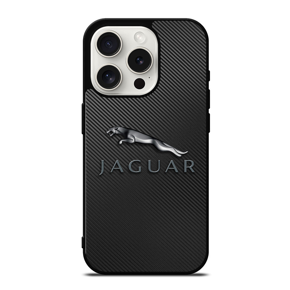 JAGUAR LOGO CARBON 2 iPhone 15 Pro Case Cover