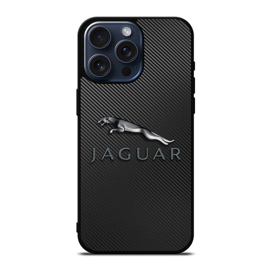 JAGUAR LOGO CARBON 2 iPhone 15 Pro Max Case Cover