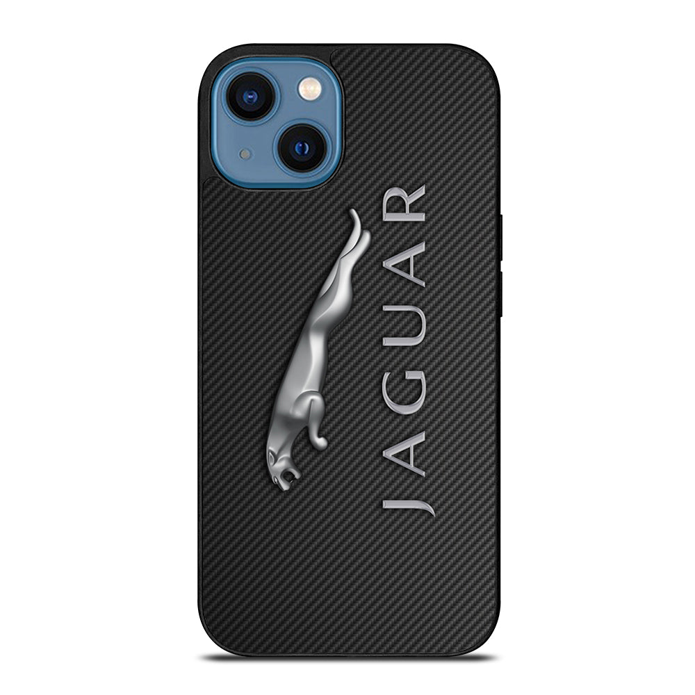 JAGUAR LOGO CARBON iPhone 14 Case Cover