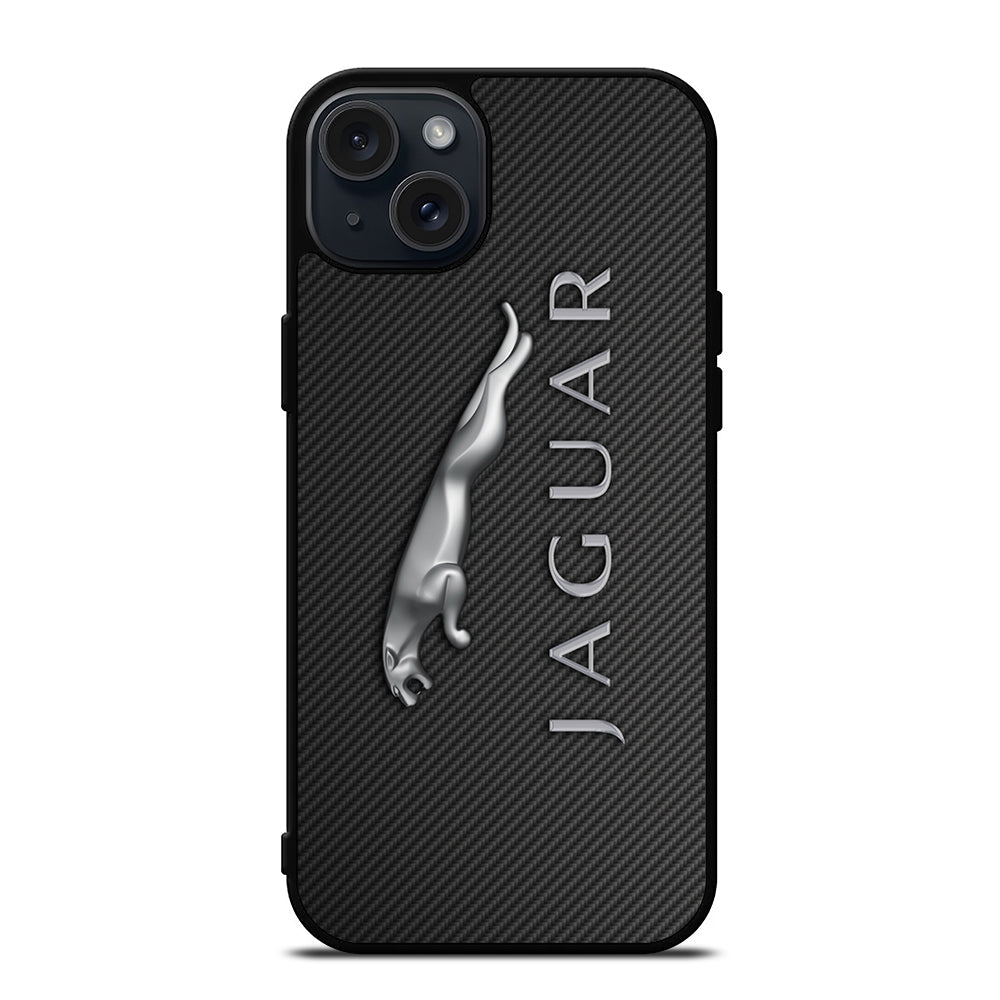 JAGUAR LOGO CARBON iPhone 15 Plus Case Cover