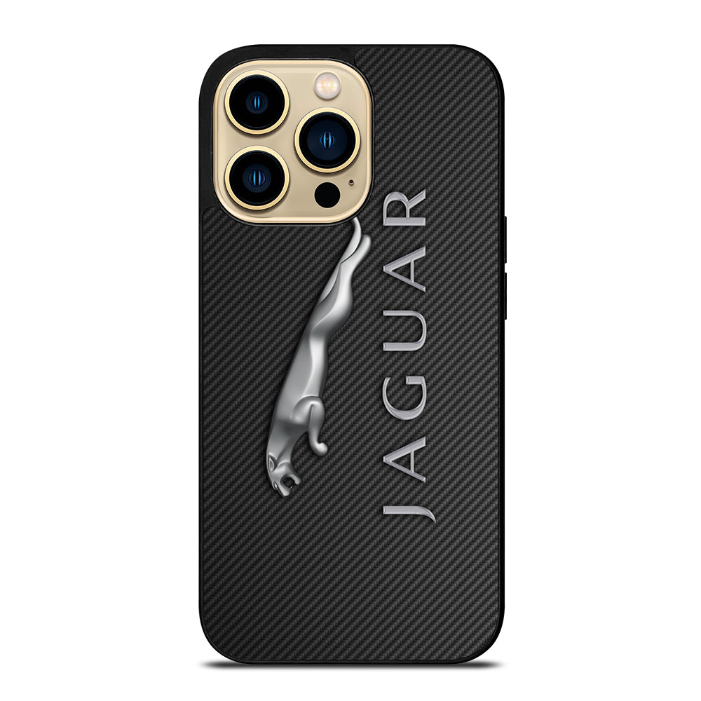JAGUAR LOGO CARBON iPhone 14 Pro Max Case Cover