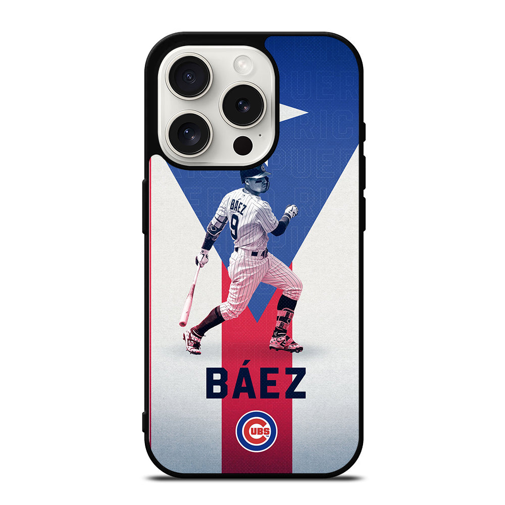 JAVIER BAEZ CHICAGO CUBS MLB 3 iPhone 15 Pro Case Cover