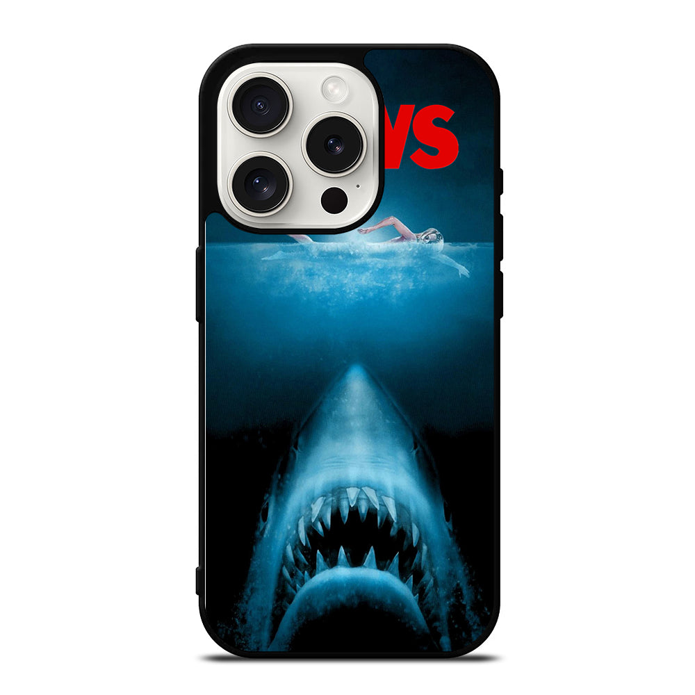 JAWS SHARKS MOVIE iPhone 15 Pro Case Cover