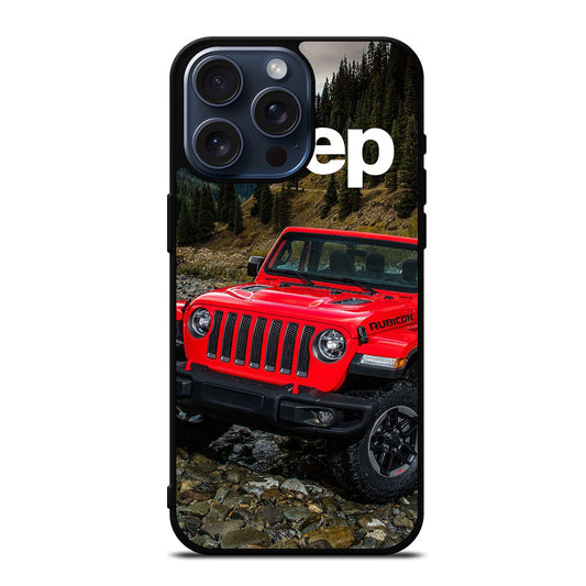 JEEP RED CAR iPhone 15 Pro Max Case Cover