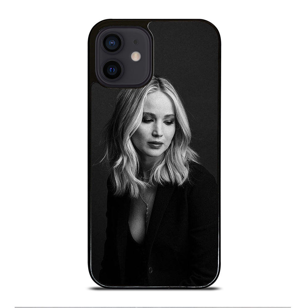 JENNIFER LAWRENCE BLACK iPhone 12 Mini Case Cover