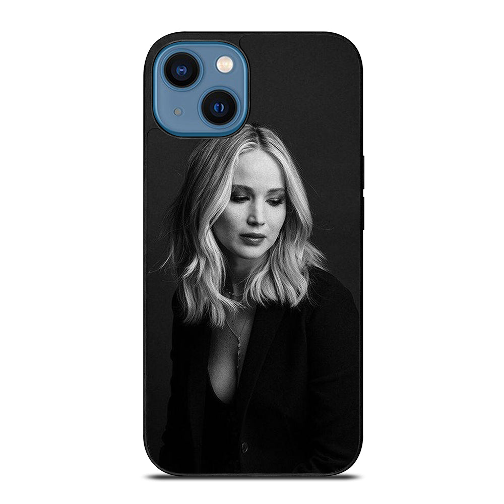 JENNIFER LAWRENCE BLACK iPhone 14 Case Cover