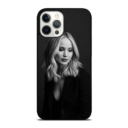 JENNIFER LAWRENCE BLACK iPhone 12 Pro Max Case Cover