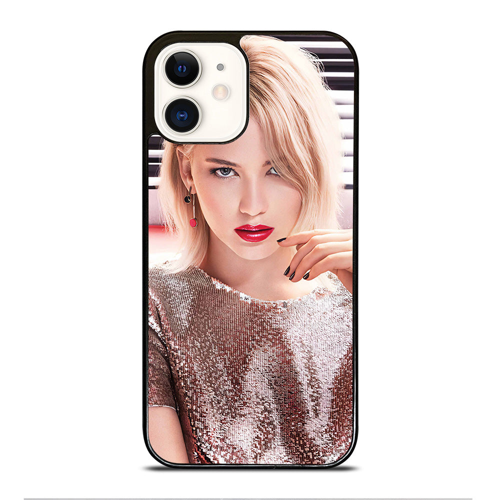 JENNIFER LAWRENCE FACE iPhone 12 Case Cover
