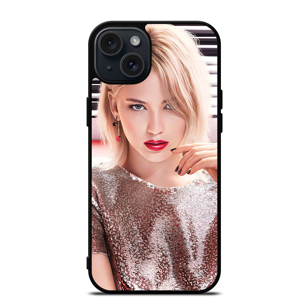 JENNIFER LAWRENCE FACE iPhone 15 Plus Case Cover