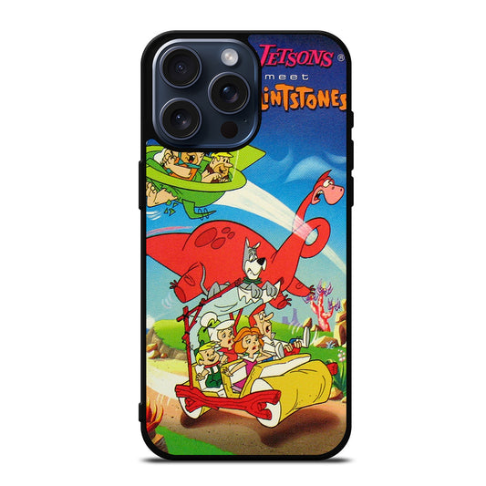 JETSONS MEET FLINTSTONES CARTOON 1 iPhone 15 Pro Max Case Cover