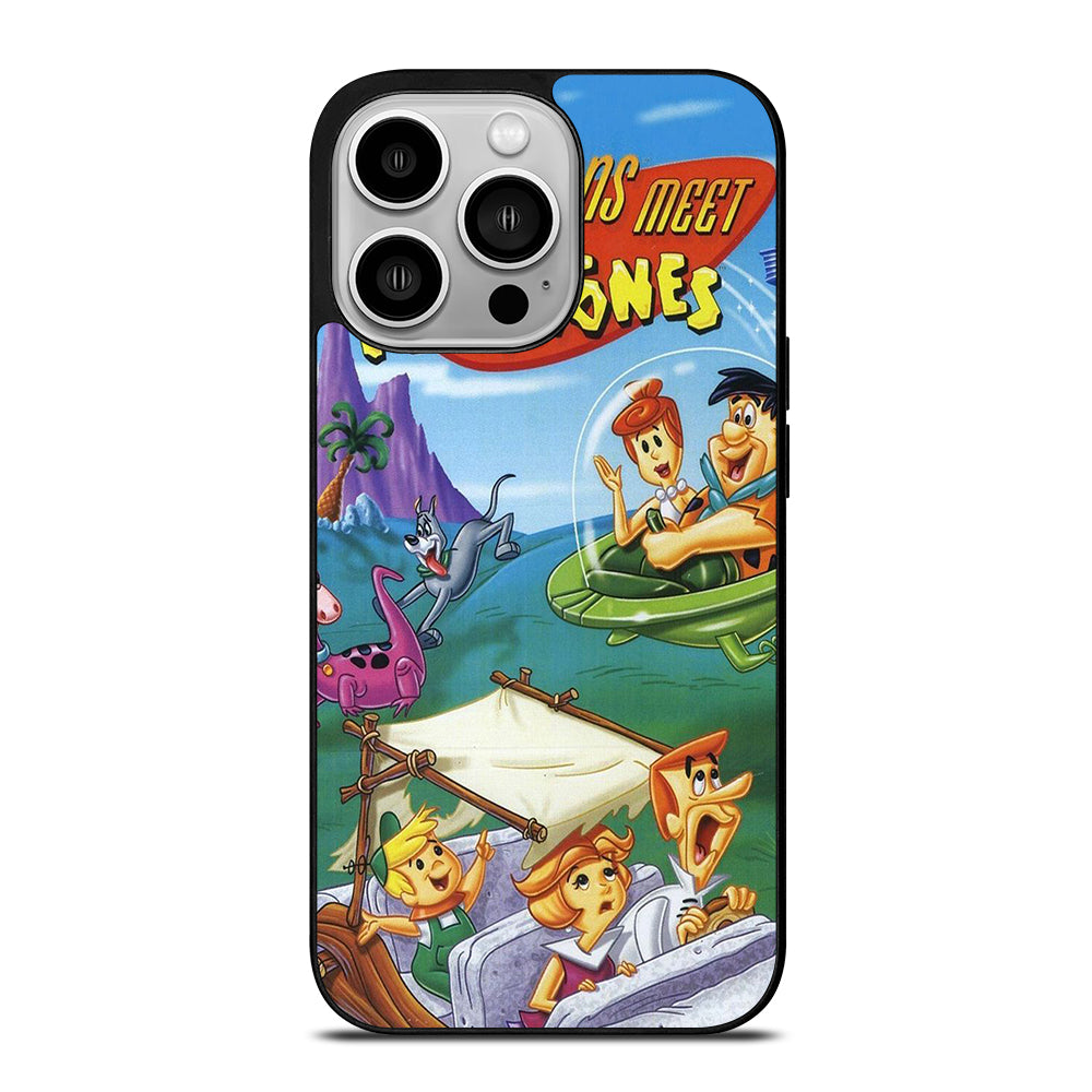 JETSONS MEET FLINTSTONES CARTOON 2 iPhone 14 Pro Case Cover