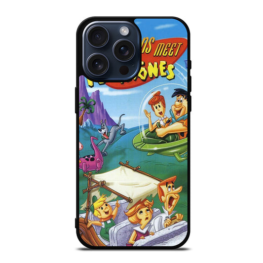 JETSONS MEET FLINTSTONES CARTOON 2 iPhone 15 Pro Max Case Cover
