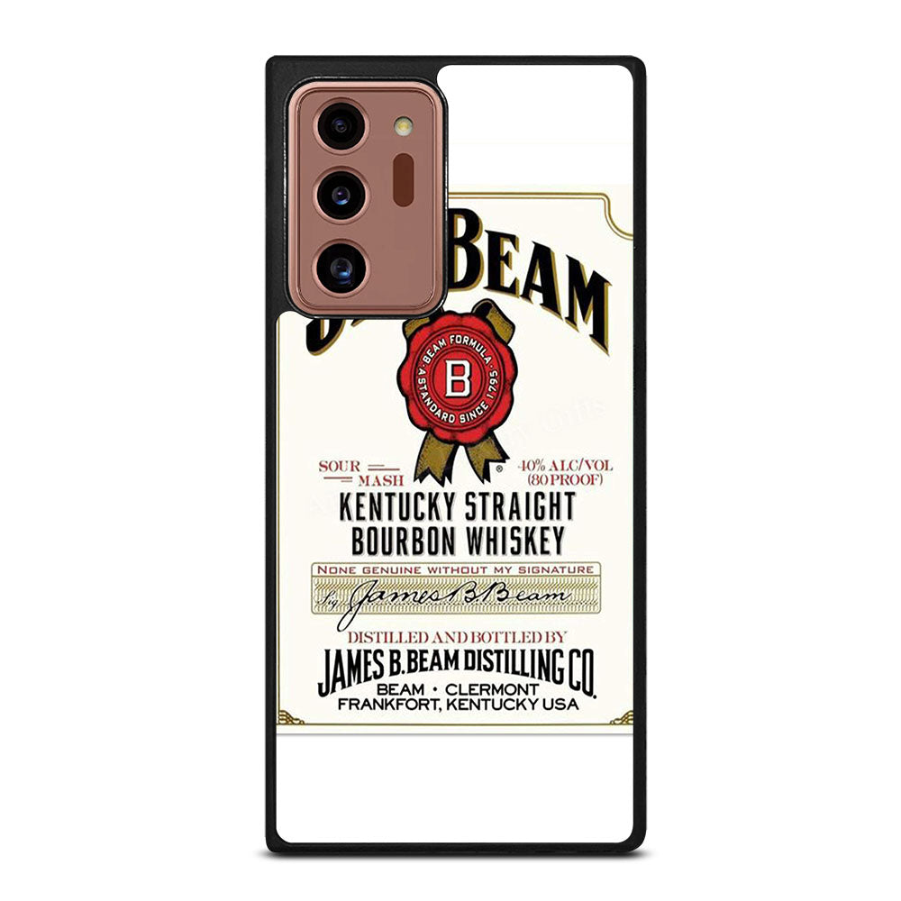 JIM BEAM BOURBON WHISKEY LABEL Samsung Galaxy Note 20 Ultra Case Cover