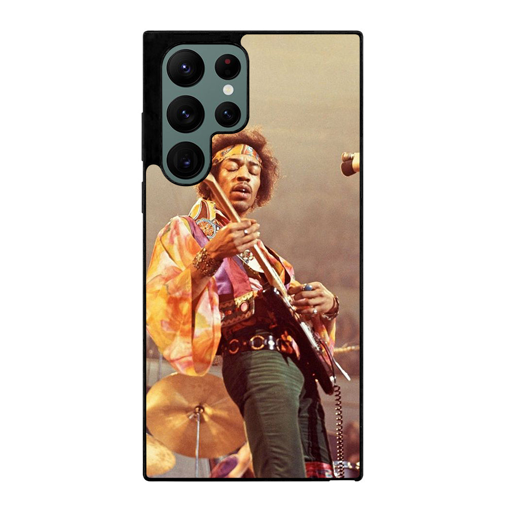 JIMI HENDRIX AND GUITAR Samsung Galaxy S22 Ultra Case Cover