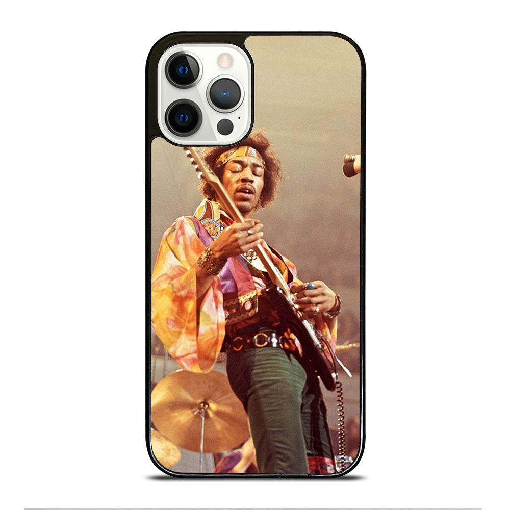 JIMI HENDRIX AND GUITAR iPhone 12 Pro Case Cover