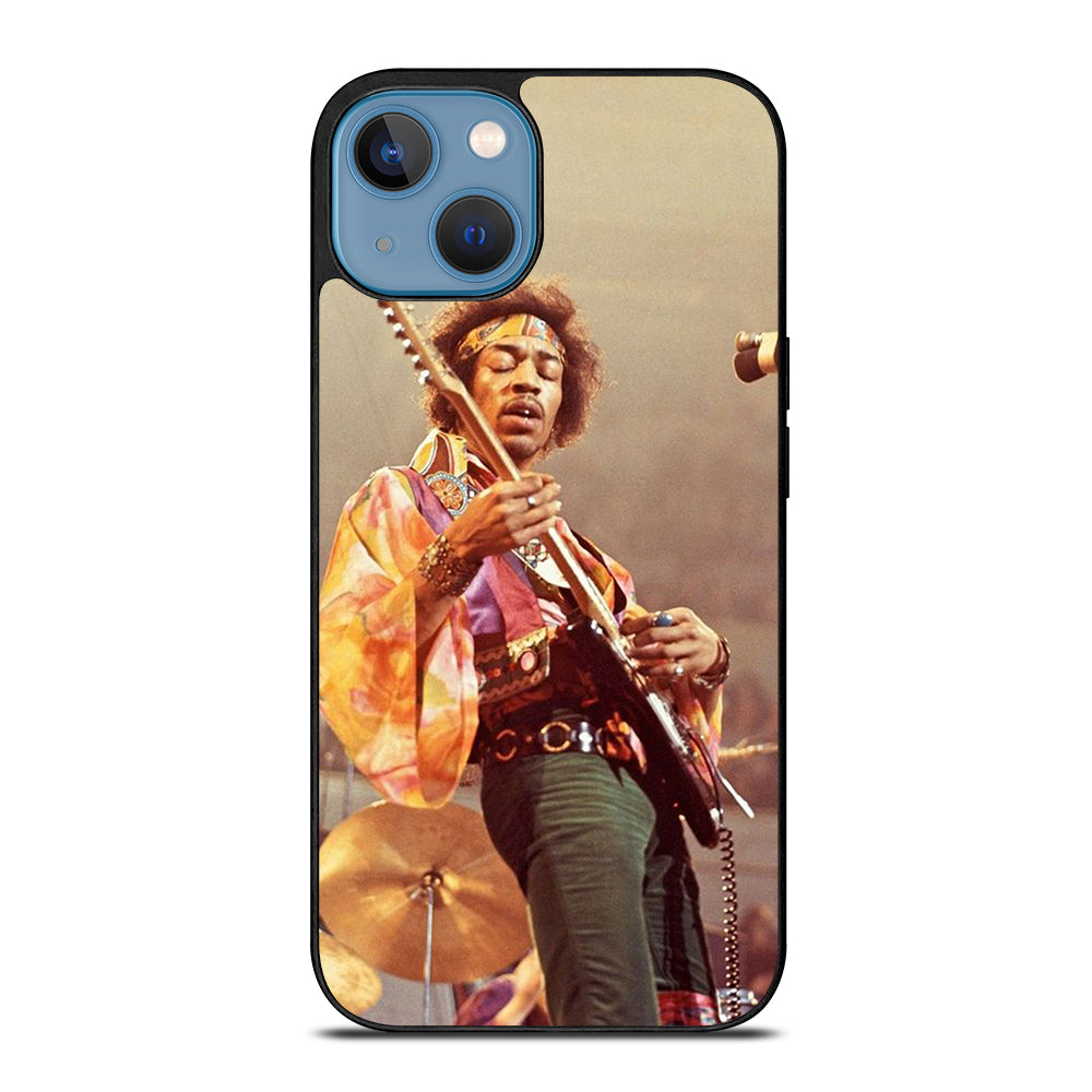 JIMI HENDRIX AND GUITAR iPhone 13 Case Cover