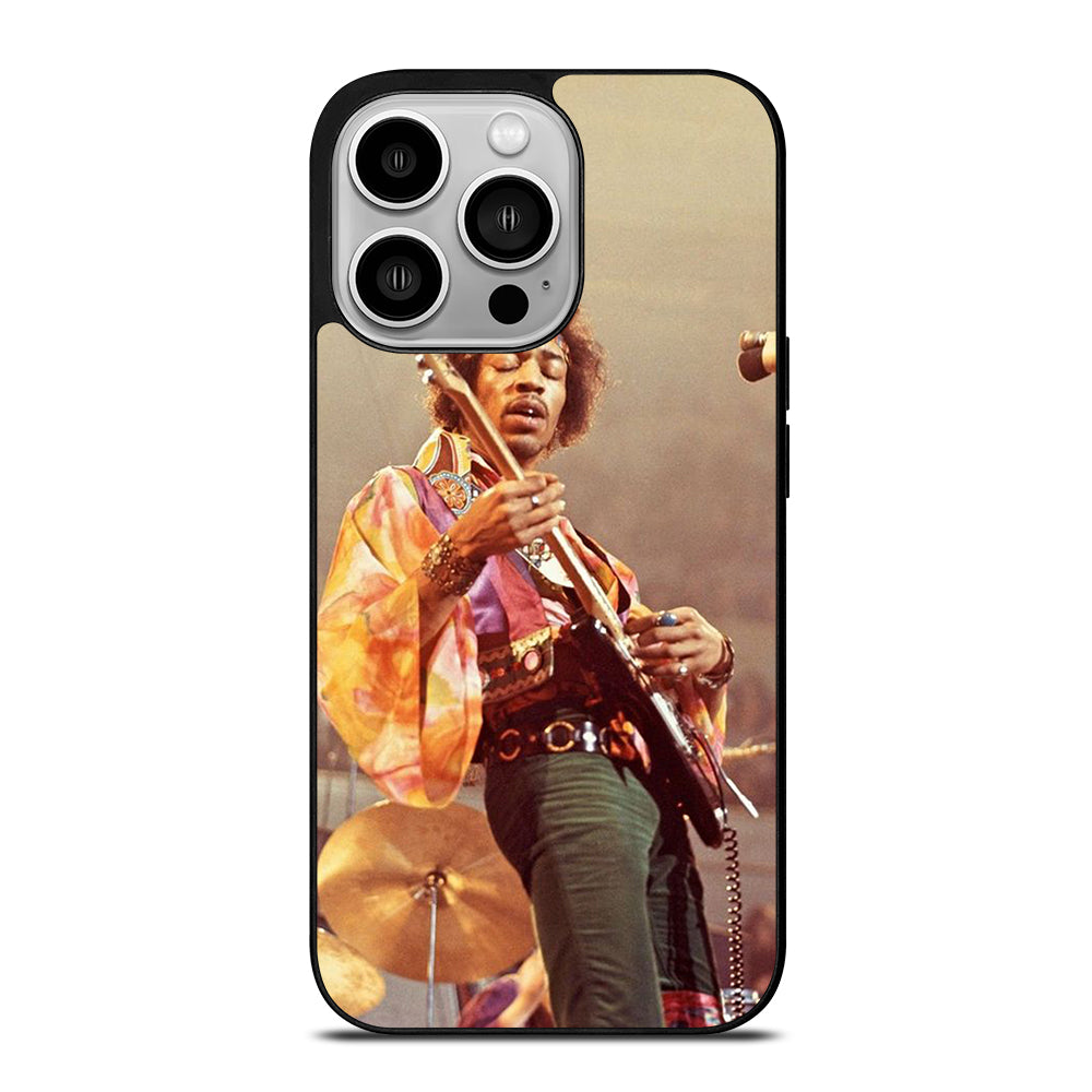 JIMI HENDRIX AND GUITAR iPhone 14 Pro Case Cover