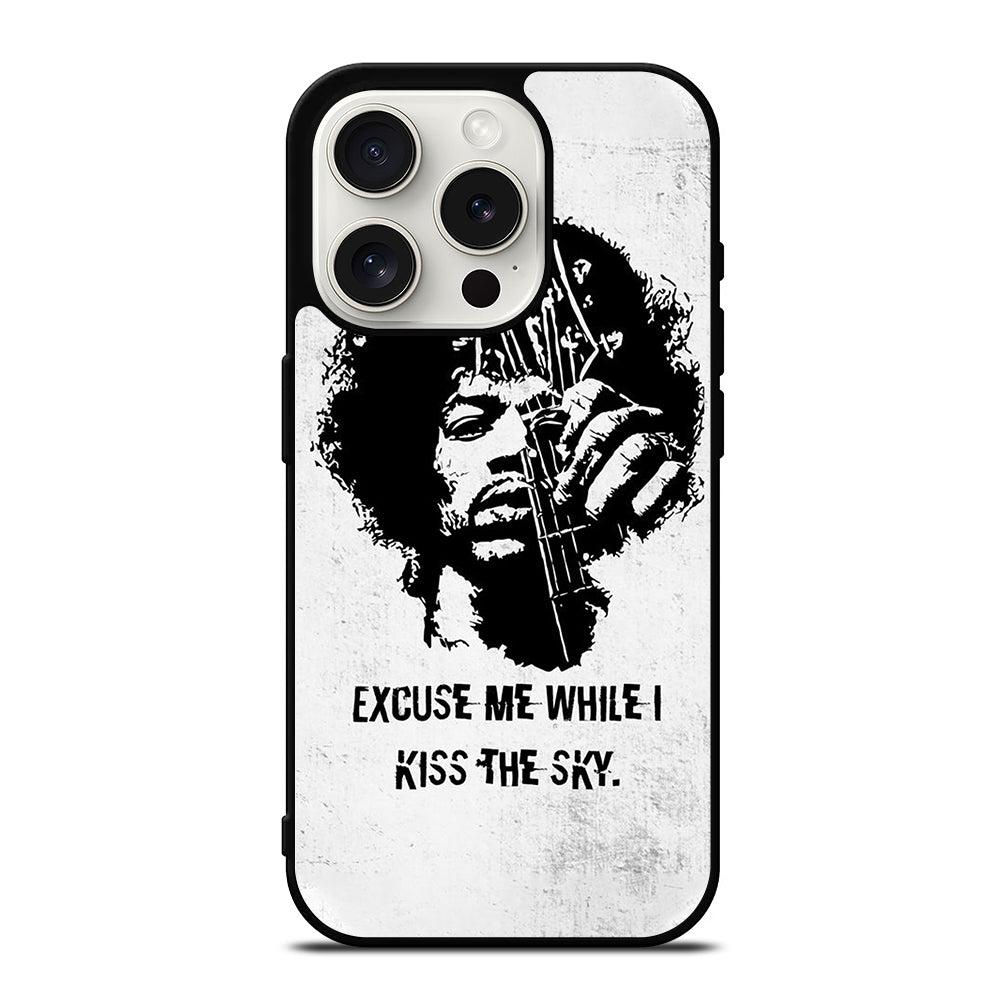 JIMI HENDRIX QUOTE iPhone 15 Pro Case Cover