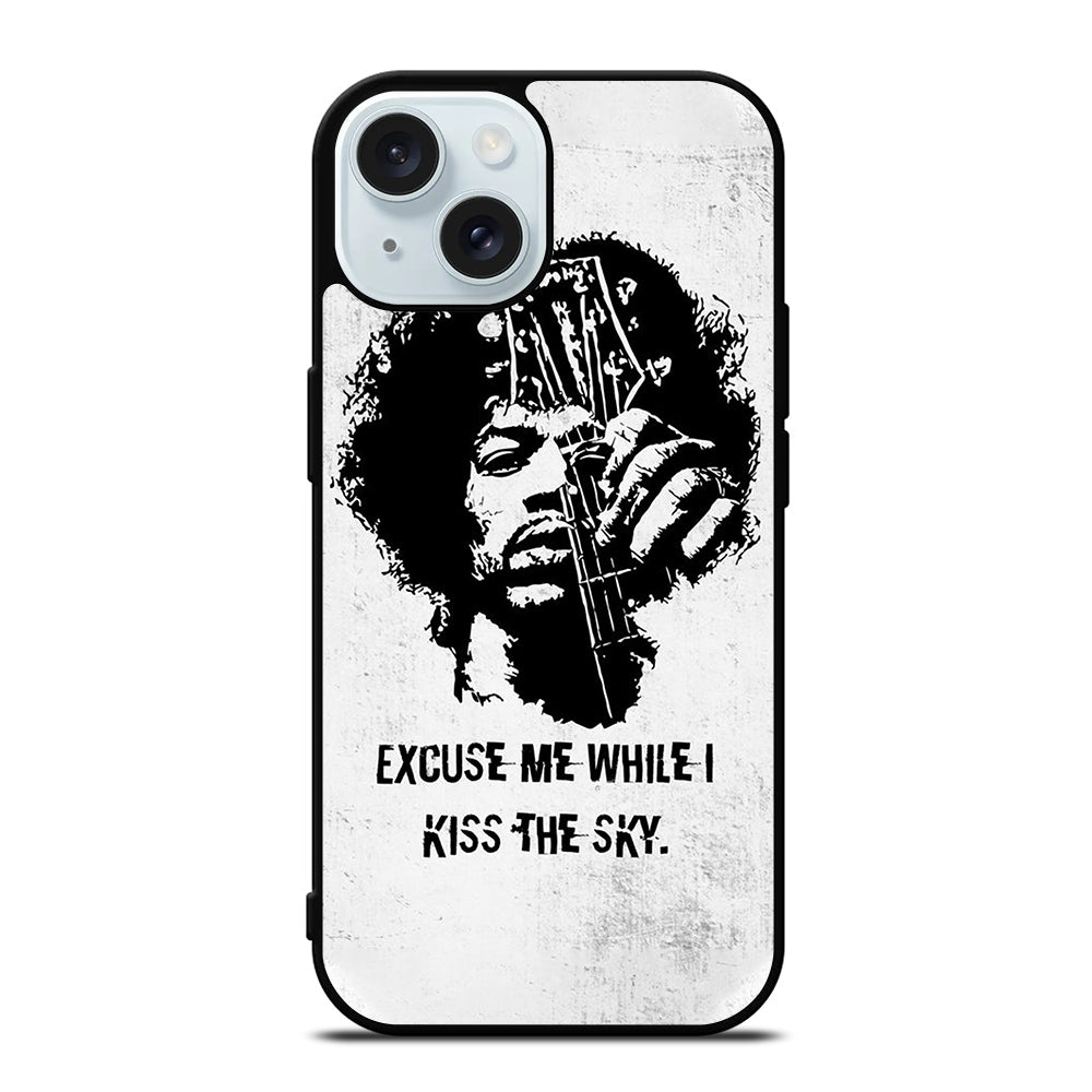 JIMI HENDRIX QUOTE iPhone 15 Case Cover