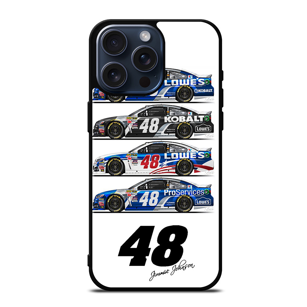 JIMMIE JOHNSON NASCAR ALL CAR iPhone 15 Pro Max Case Cover